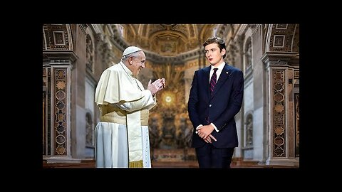 Barron Trump Visits Pope Francis in St Peter's Basilica... Watch What Happens Next, It's Shocking 2025