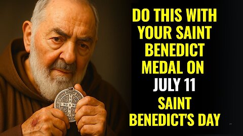Special Month of Saint Benedict - Padre Pio - Use the Saint Benedict Medal on July 10