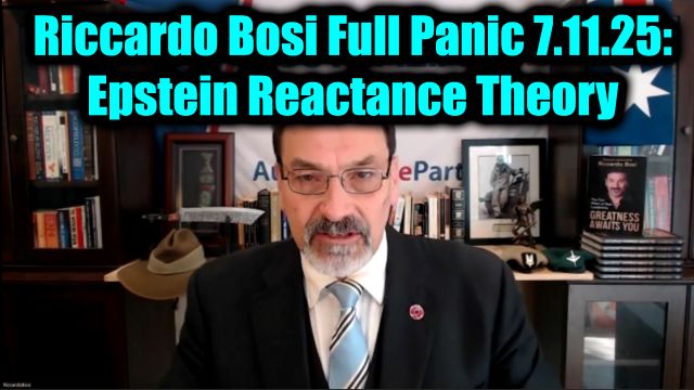 Lt. Colonel Riccardo Bosi Full Panic 7.11.2025: Epstein Reactance Theory