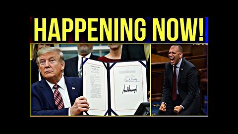 President Trump Signing Big Beautiful Bill on America's Independence Day Right Now! 