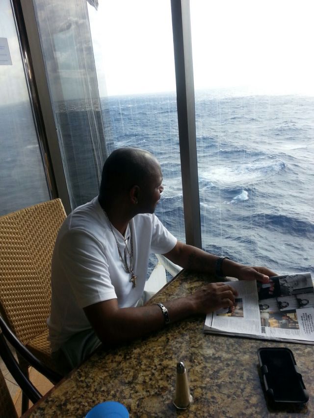 Minister Stevie Tee at Sea