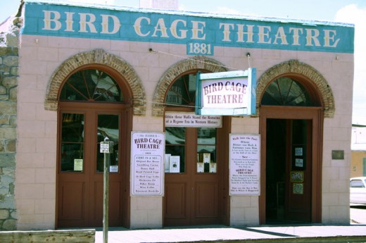 Haunted Tombstone Arizona One Of The Most Places In The Birdcage Theater In Tombstone Arizona