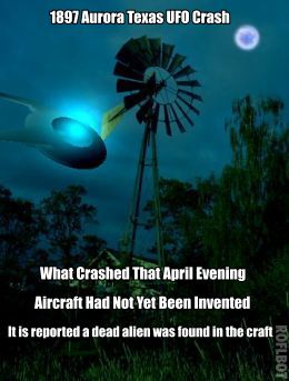1897 Aurora Texas UFO Crash