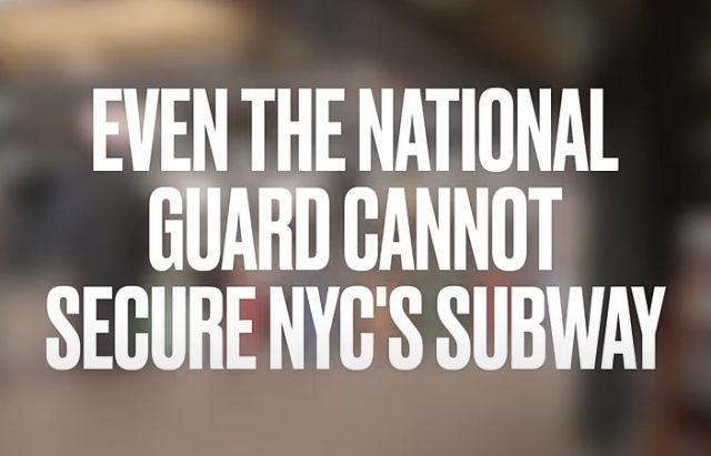 Criminals Flood NYC's Subway... as National Guard Troops Give Up (Video)