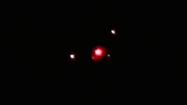 Triangle UFO Filmed by Florida Cop!  Hit With Cruiser Spotlight!