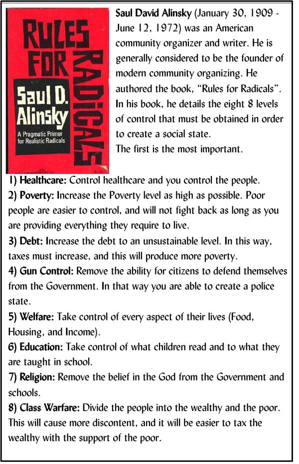 Saul Alinsky - Rules for Radicals Steel on Steel