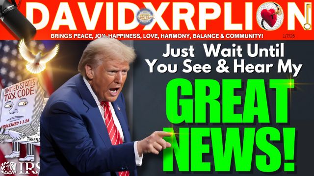 DAVID XRPLion Trump Does it Again - Here Is His Great News! Must Watch Trump News!