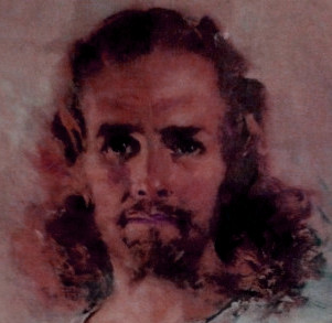 image painting of Jesus in Italy