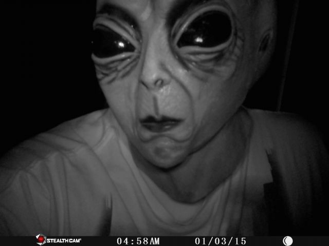 Watch: 'Alien' Figure Emerges in Security Cam Footage November 2023
