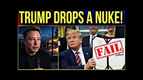 Oh My! Trump Drops Devastating News About What Just Happened to Elon Musk! 