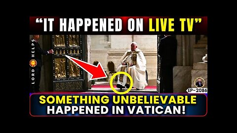 Big Event Sign in Vatican City! The Doors Have Been Greased