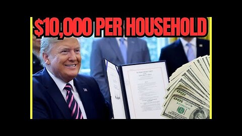 $10,000 Per Household White House Announces - Trump's Stimulus Refund Checks for Millions 2025