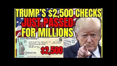 Just Announced: Trump's $2500 Checks & Major Changes for Millions of Americans 2025