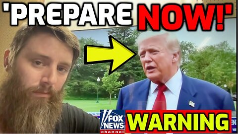 Urgent Warning Issued by Trump on Live TV - We Have to Prepare 