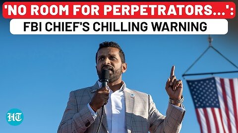 Alert: Kash Patel Issues Warning For Biological Attacks On The USA