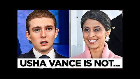 Barron Trump Reveals Secrets About Usha Vance As 2nd Lady Of USA, and