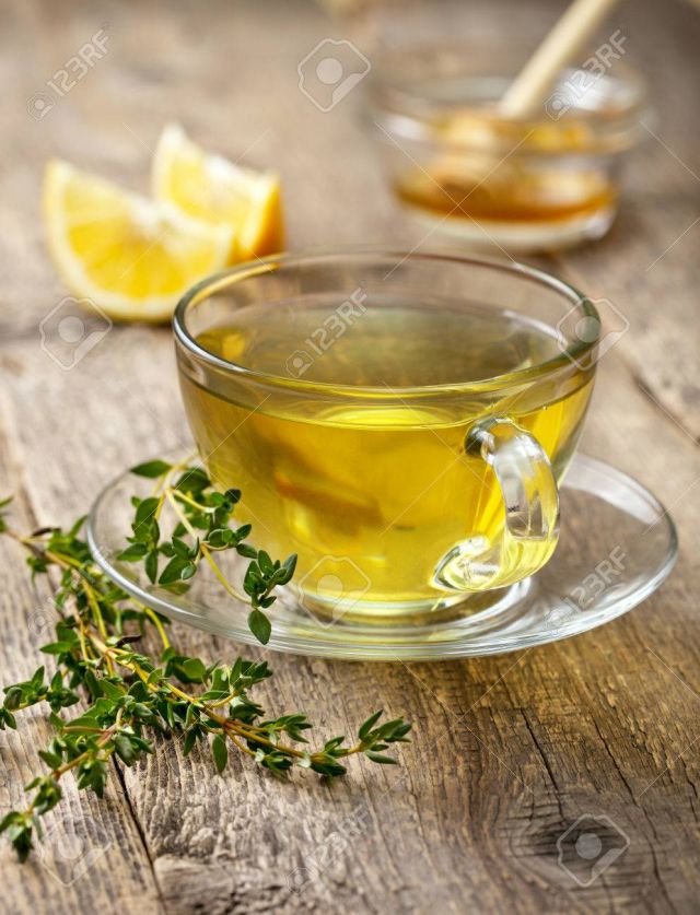 U.S. and Global PANDEMIC Preparedness Planning - Page 7 64452150-thyme-tea-in-glass-cup-sprig-of-fresh-thyme-lemon-slices-honey-on-the-old-wooden-background