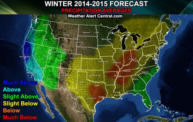 Winter Forecast For 2014-2015 Highlights | Weather