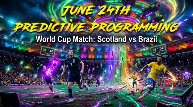 Massive Predictive Programming About to Drop with Scotland vs Brazil Soccer Match