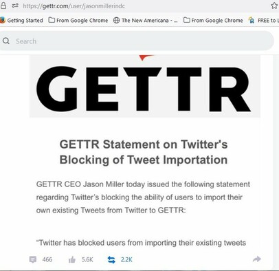 #GETTR does NOT #GETTRdone, as latest entry in #SocialMedia Wars.... | Media | Before It's News