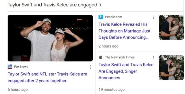Kelce and Swift Engagement - is there a broader Societal impact? | Celebrities | Before It's News