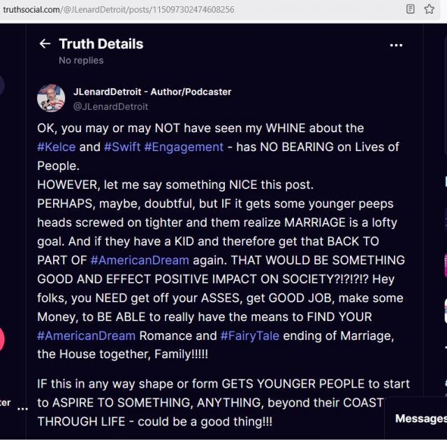 The Kelce Swift Engagement... on second thought... | Celebrities | Before It's News
