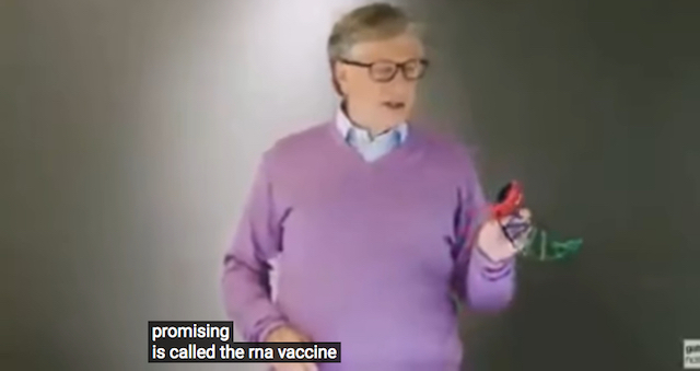 image Bill Gates admitting RNA vaccine