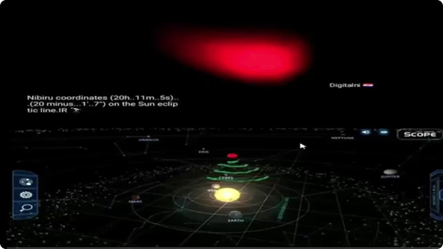 image Nibiru and its location in the solar system.