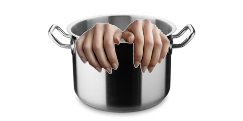 image Cannibalism - hands from a pot