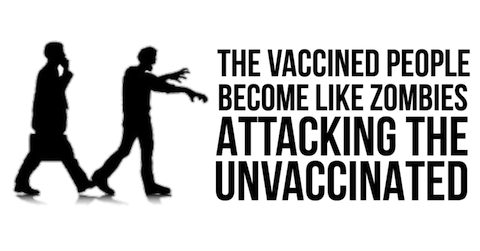 image The Vaccinated become like Zombies attacking the Unvaccinated