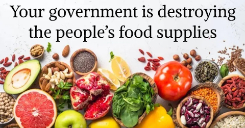 image the government destroys the people's food supplies