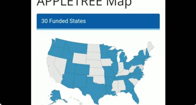 image Appletree Map - 30 funded States