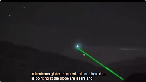 image luminous white UFO seen in Peru on May 18th, 2024