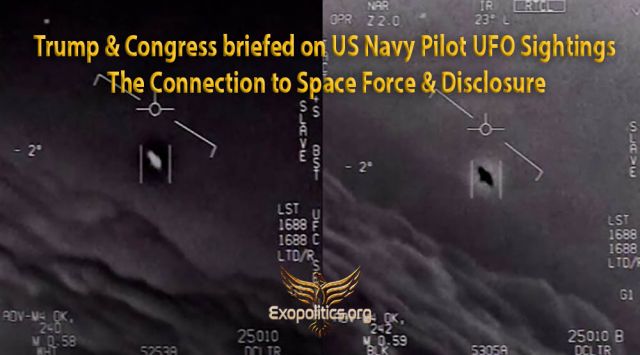 Trump & Congress briefed on US Navy Pilot UFO Sightings