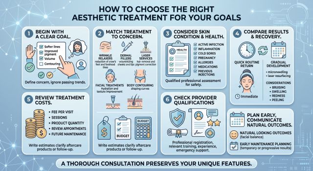 How to Choose the Right Aesthetic Treatment for Your Goals