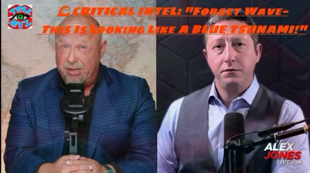 ALEX JONES: Forget Wave🌊— !!!!  BLUE TSUNAMI  !!!!