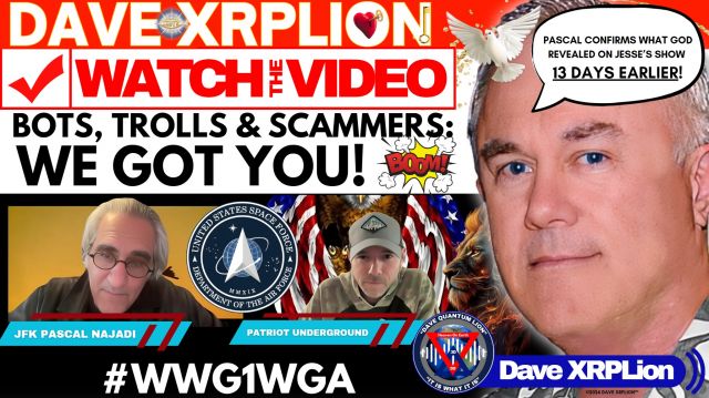 Dave XRPLION Watch the Video Bots, Trolls & Scammers We Got You Must Watch Trump News