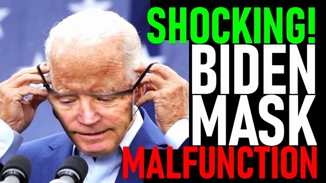 Breaking! Biden Mask Malfunction Live on National TV!
